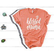 Blessed Mama T- Shirt with Heart - 721 Done