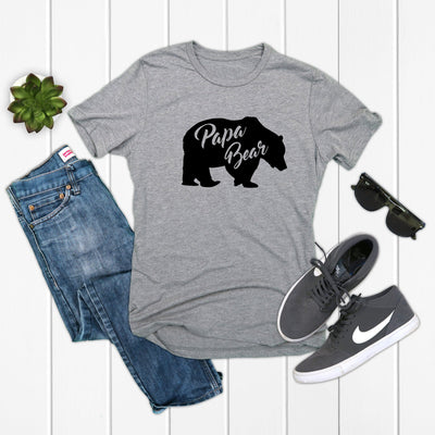 Papa Bear tshirt for dad, papa, or grandpa | 721 done